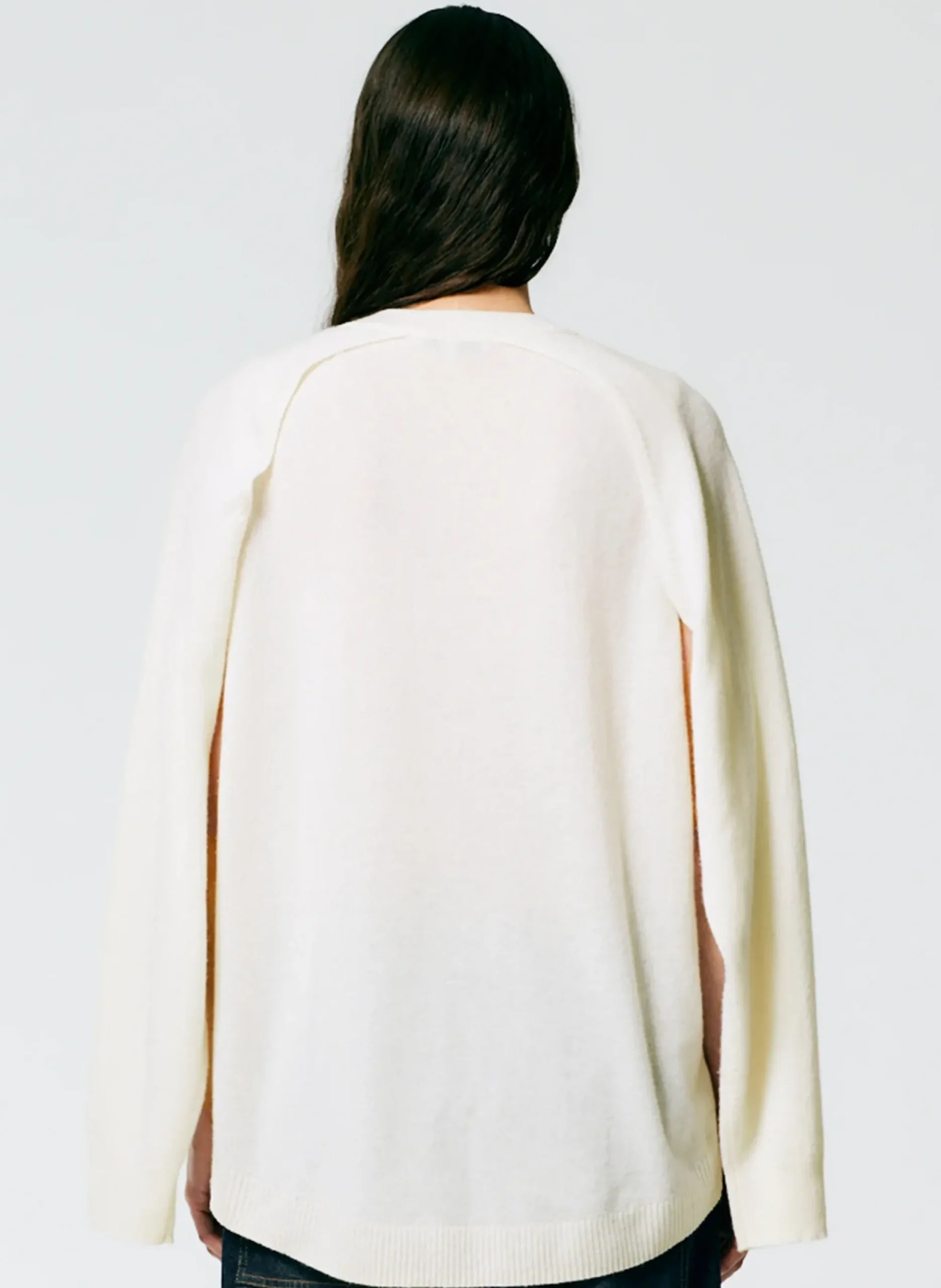 Feather Weight Cashmere Easy Cocoon Tunic-Tibi Hot