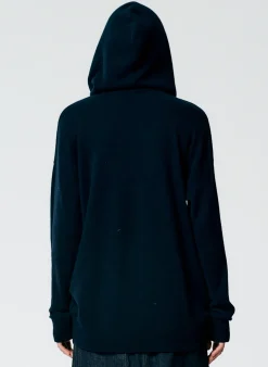 Feather Weight Cashmere Easy Men's Hoodie-Tibi Outlet