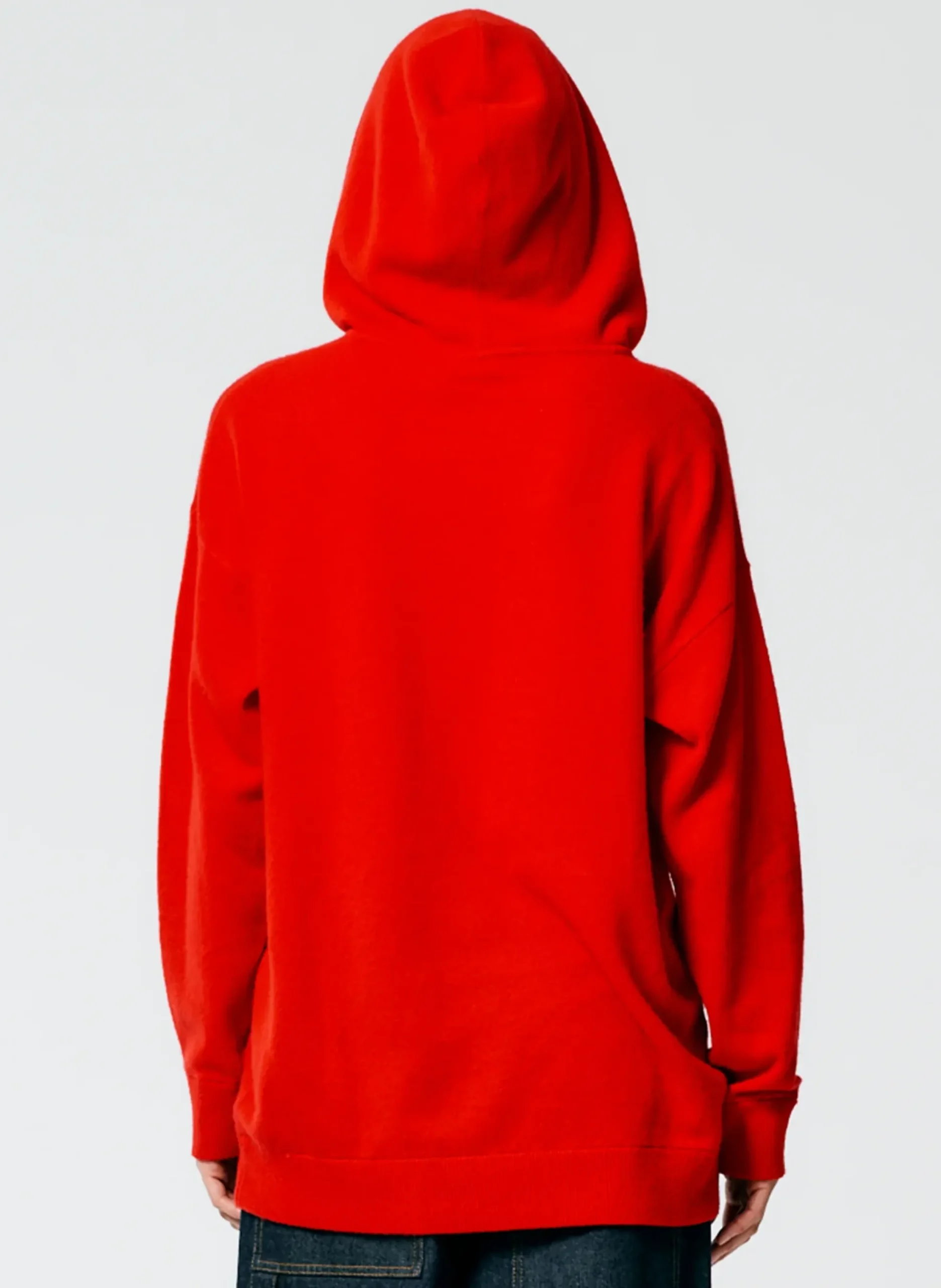Feather Weight Cashmere Easy Mens Hoodie-Tibi Clearance