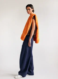 Garment Dyed Silky Cotton Sid Pant-Tibi Discount