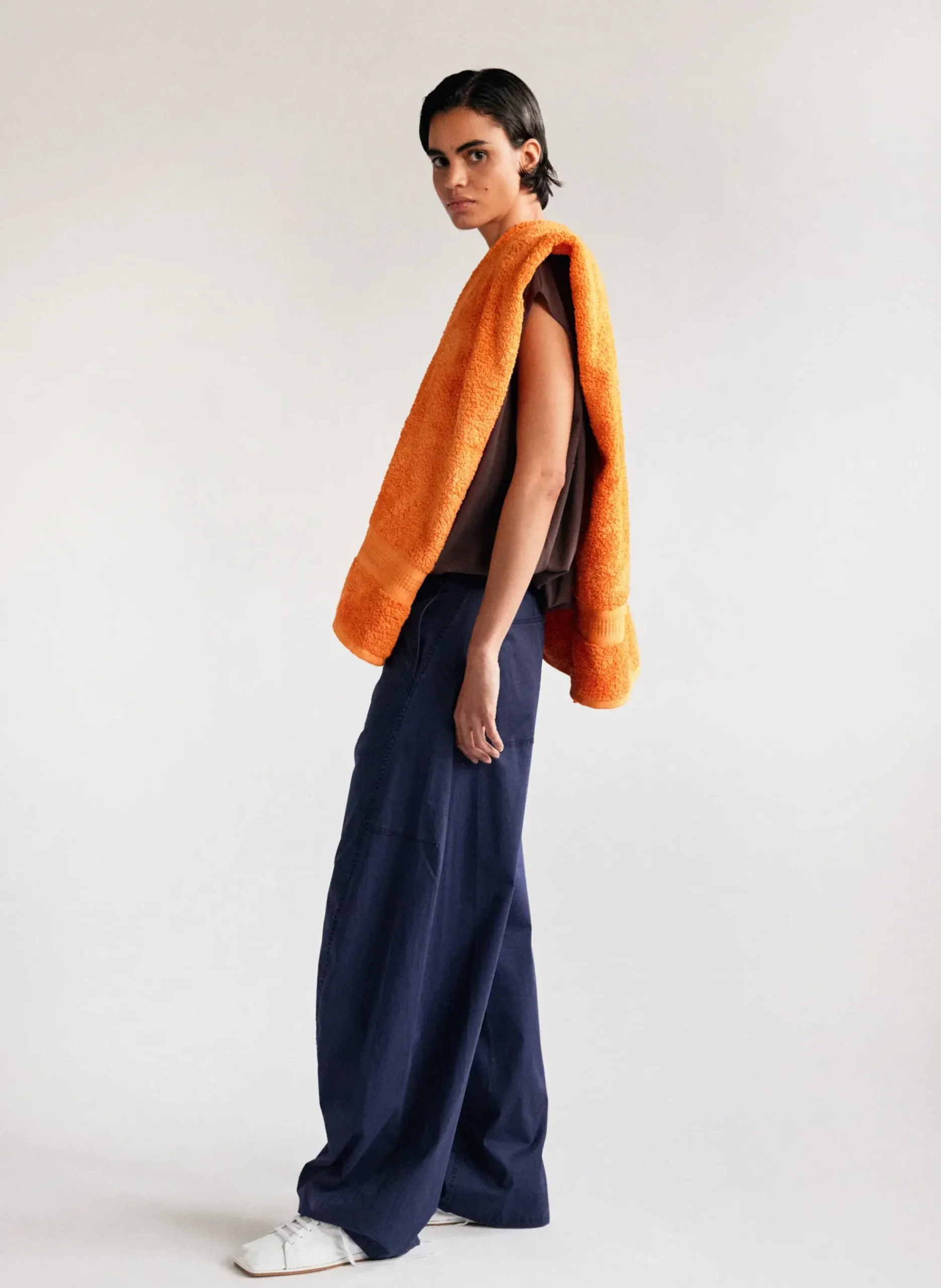 Garment Dyed Silky Cotton Sid Pant-Tibi Discount