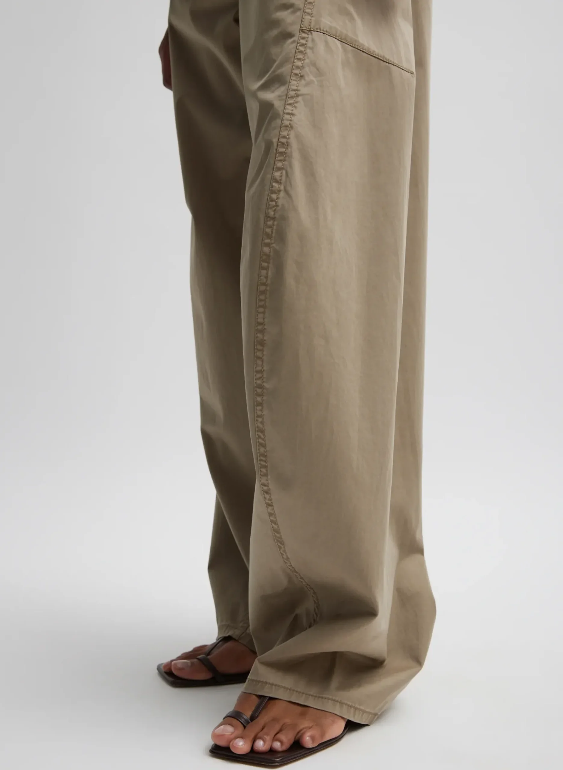 Garment Dyed Silky Cotton Sid Chino Pant-Tibi New
