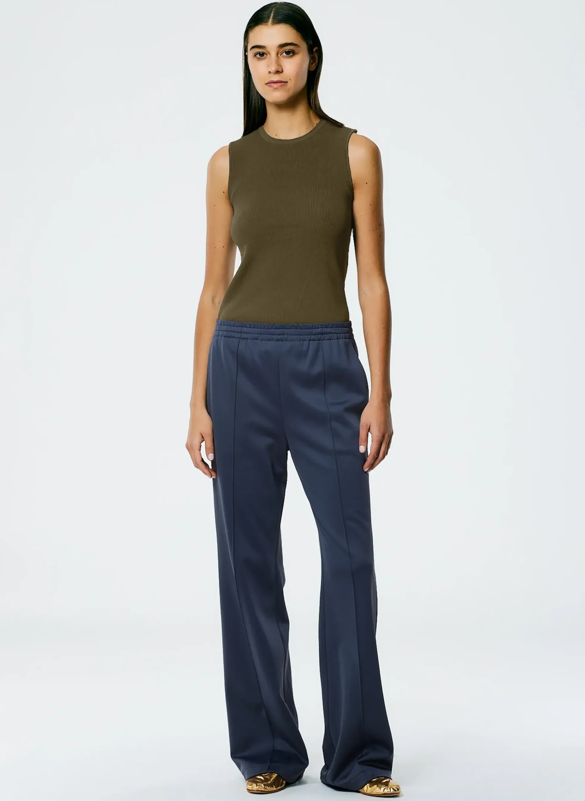Giselle Stretch Sweater Circle Openback Tank-Tibi Outlet