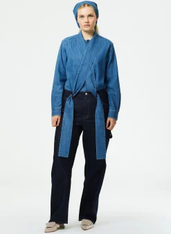 Indigo Denim Slouchy Carpenter Jean-Tibi Online