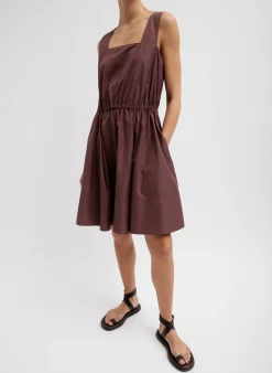 Italian Sporty Nylon Short Tank Dress-Tibi Online