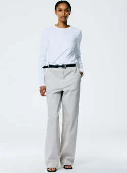 Long Sleeve Fitted T-Shirt-Tibi New