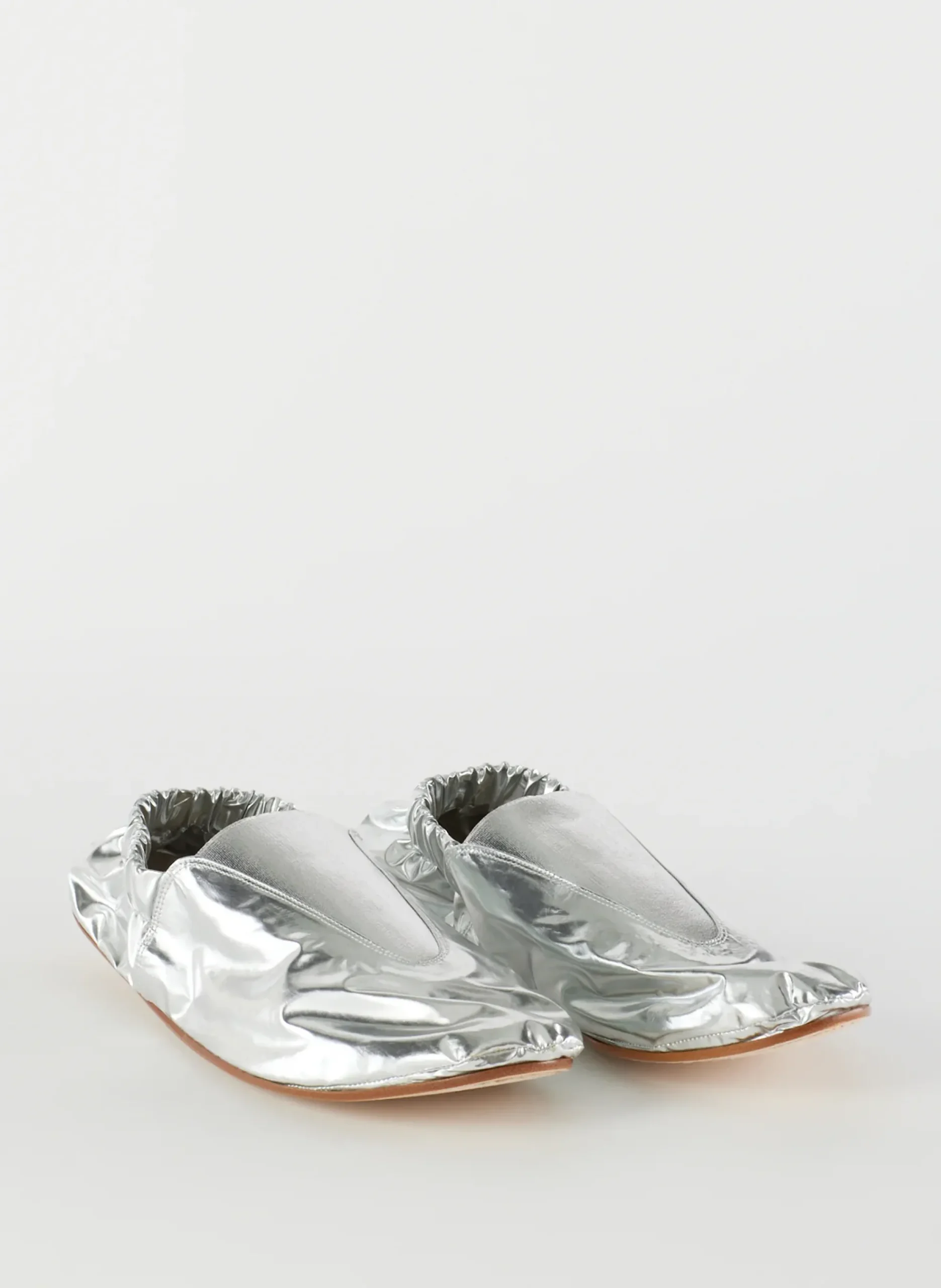 Metallic Mikhail Flat-Tibi Fashion