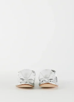 Metallic Mikhail Flat-Tibi Fashion