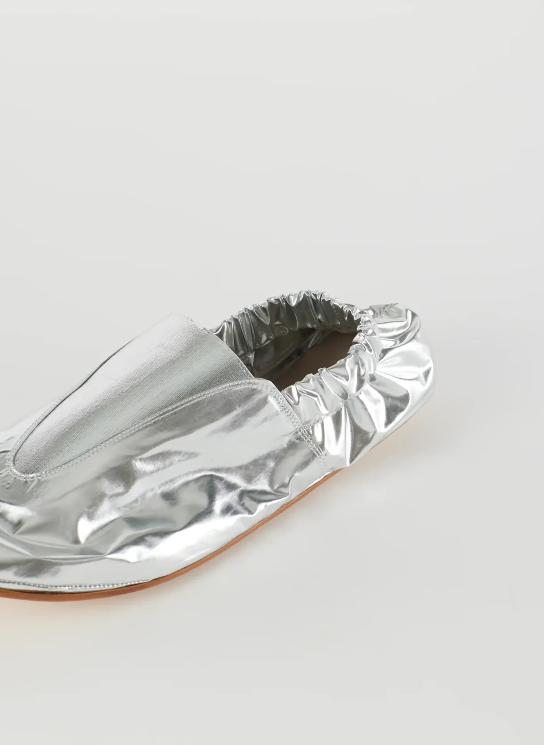 Metallic Mikhail Flat-Tibi Fashion
