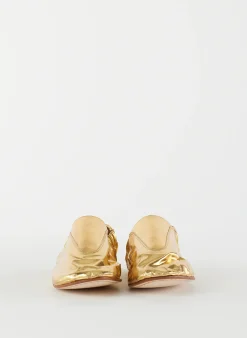 Metallic Mikhail Flat-Tibi New