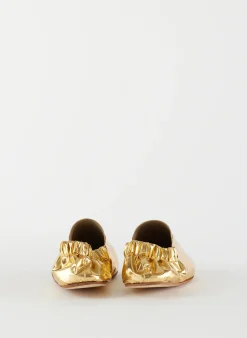 Metallic Mikhail Flat-Tibi New