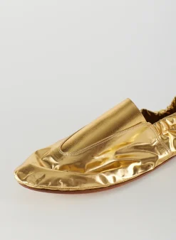 Metallic Mikhail Flat-Tibi New