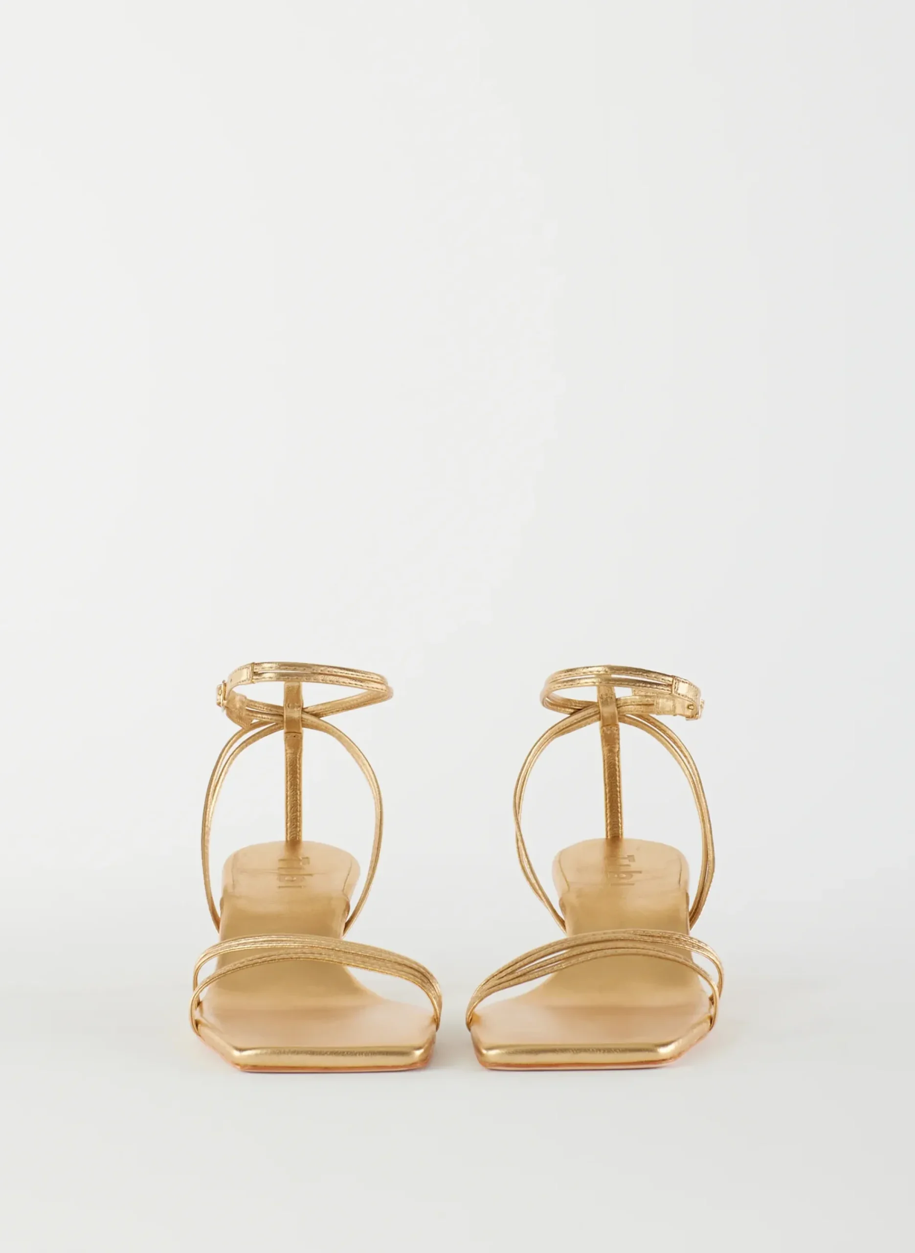 Metallic Nappa Harper Sandal-Tibi Clearance