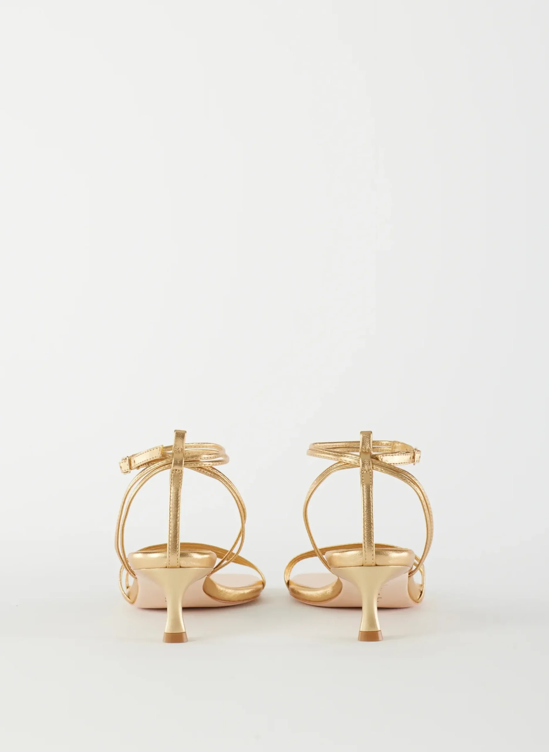 Metallic Nappa Harper Sandal-Tibi Clearance