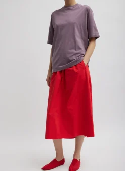 Mock Neck Unisex T-Shirt-Tibi Hot
