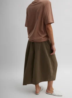 Mock Neck Unisex T-Shirt-Tibi Discount