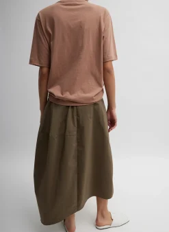 Nylon Asymmetrical Balloon Skirt-Tibi Clearance