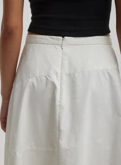 Nylon Asymmetrical Balloon Skirt-Tibi Outlet