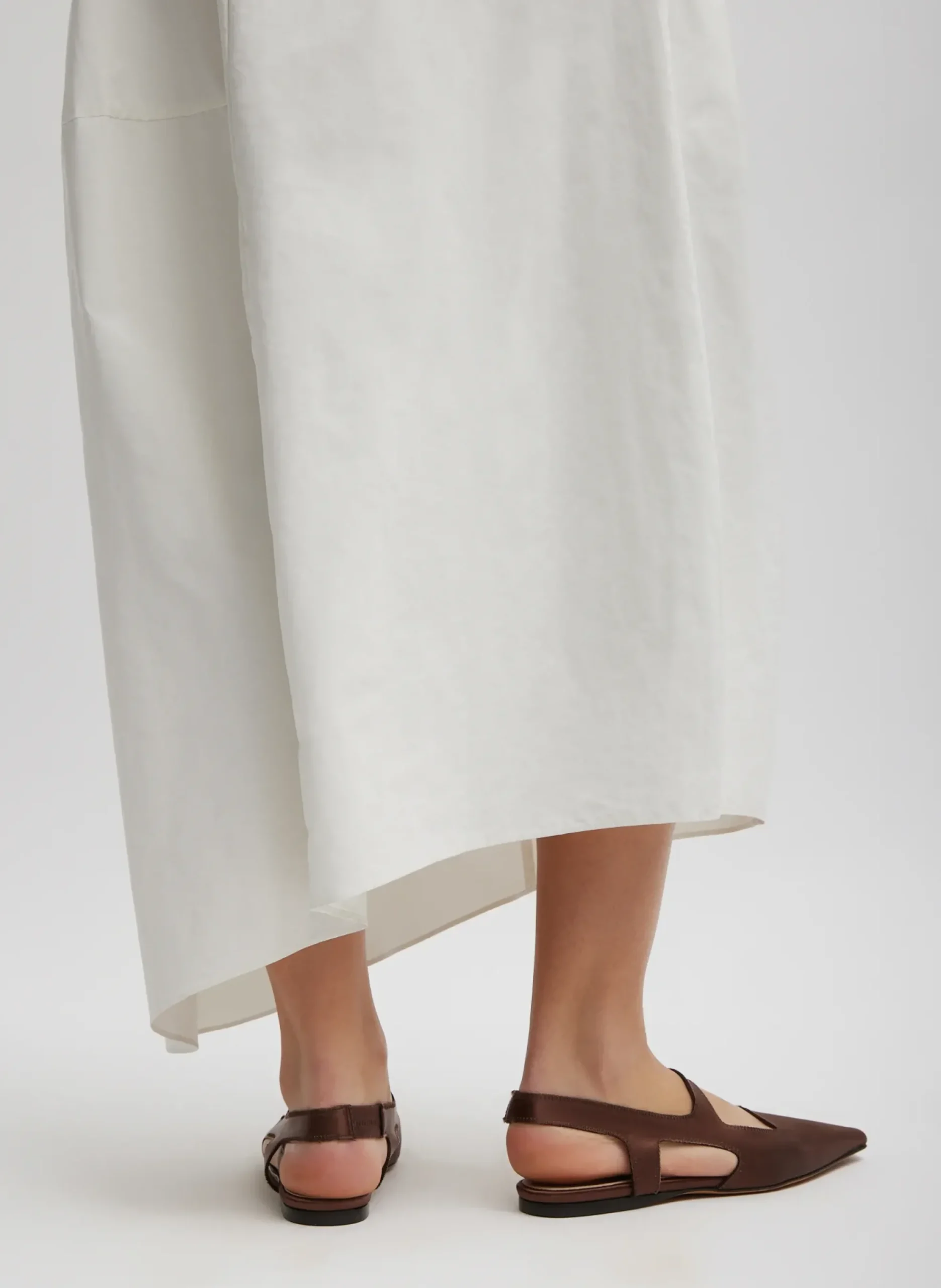 Nylon Asymmetrical Balloon Skirt-Tibi Outlet