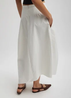 Nylon Asymmetrical Balloon Skirt-Tibi Outlet