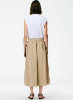 Nylon Pull On Full Skirt-Tibi Best