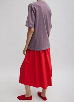Nylon Pull On Full Skirt-Tibi Fashion