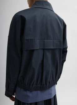 Oliver Cotton Stretch Tricotine Bomber-Tibi Online