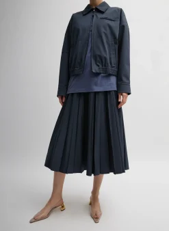 Oliver Cotton Stretch Tricotine Bomber-Tibi Online