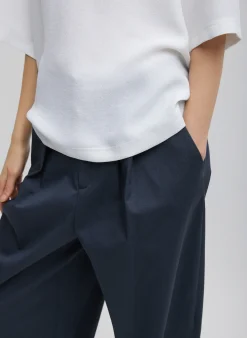 Oliver Cotton Stretch Tricotine Stella Pant-Tibi New