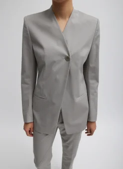 Oliver Cotton Stretch Tricotine Sculpted Blazer-Tibi Sale