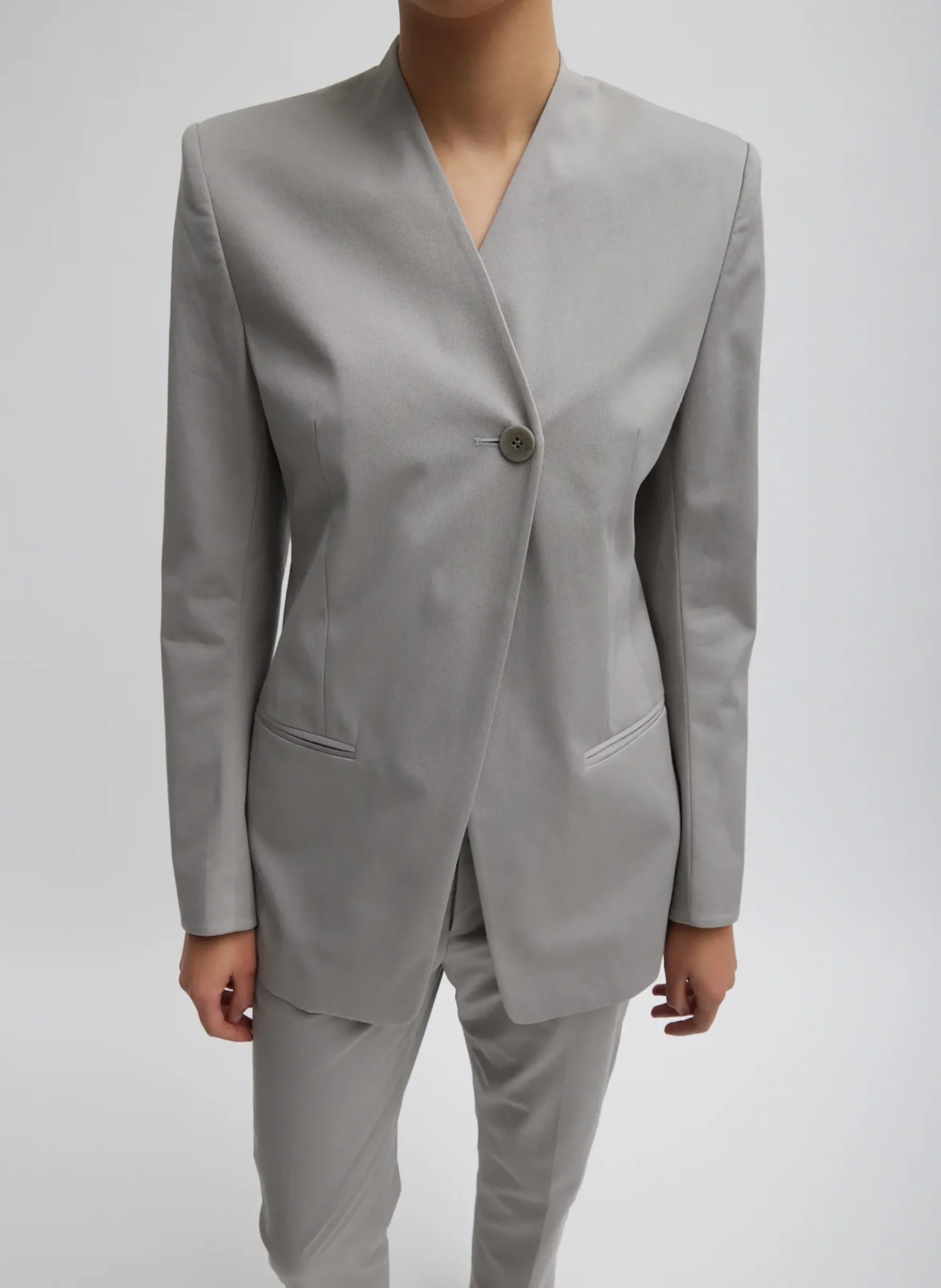 Oliver Cotton Stretch Tricotine Sculpted Blazer-Tibi Sale