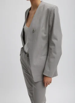 Oliver Cotton Stretch Tricotine Sculpted Blazer-Tibi Sale