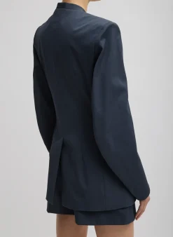Oliver Cotton Stretch Tricotine Sculpted Blazer-Tibi Sale