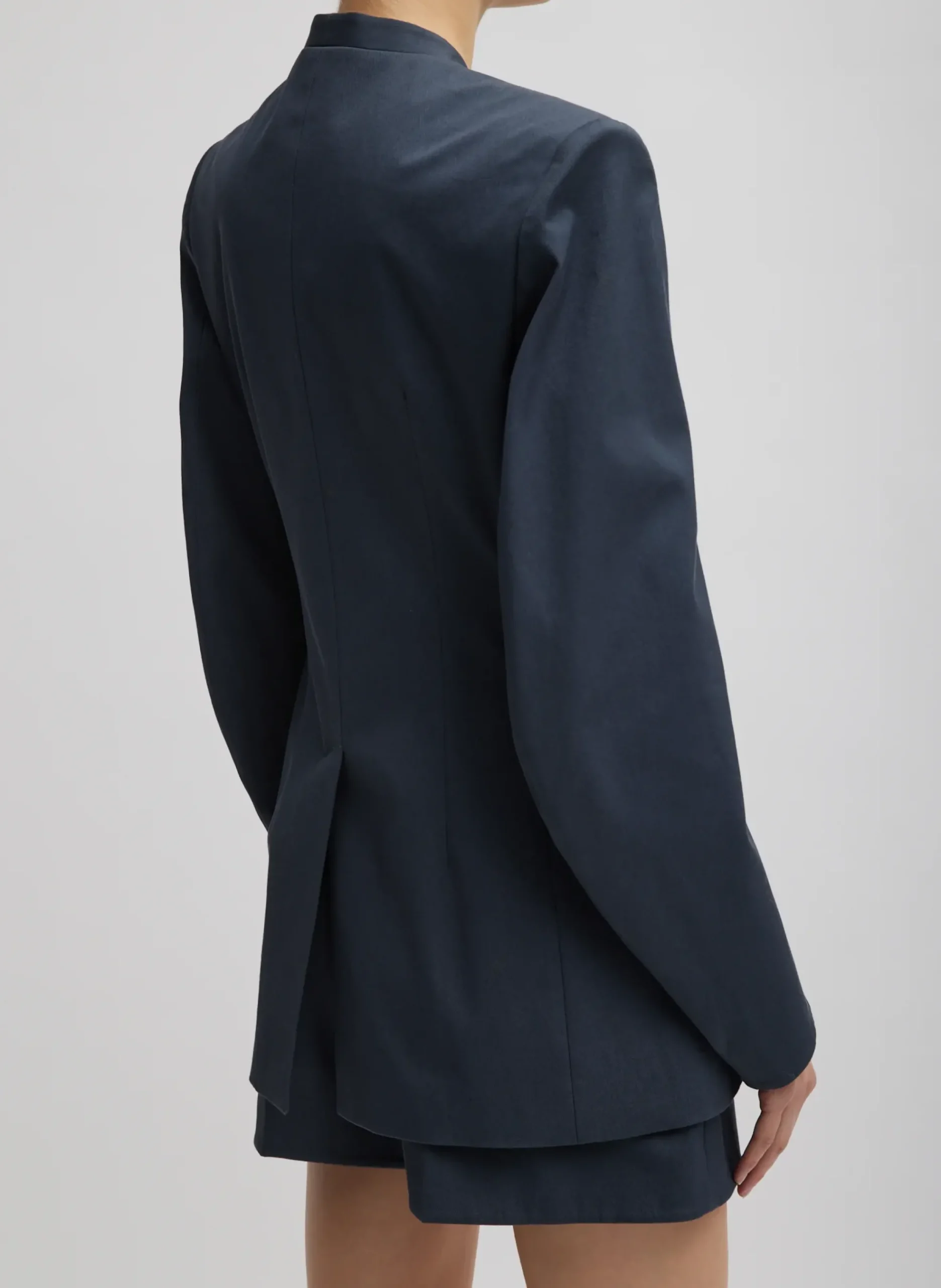 Oliver Cotton Stretch Tricotine Sculpted Blazer-Tibi Sale