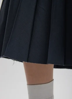 Oliver Cotton Stretch Tricotine Pintucked Skirt-Tibi Online