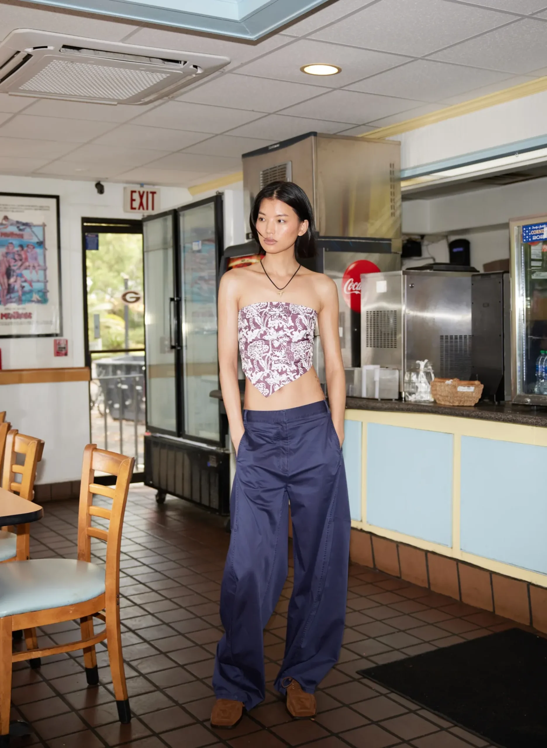 Pants Content Block 3-Tibi Hot