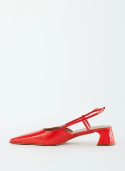 Patent Leather Oscar Slingback-Tibi Fashion