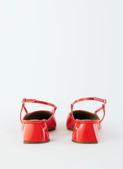 Patent Leather Oscar Slingback-Tibi Fashion