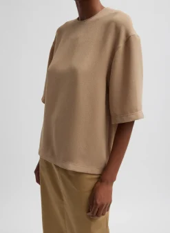 Pebble Sable Easy T-Shirt-Tibi Discount