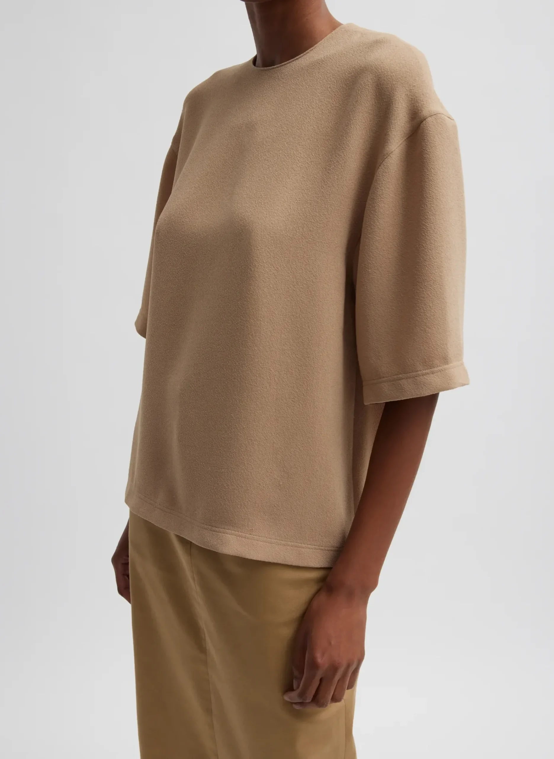 Pebble Sable Easy T-Shirt-Tibi Discount