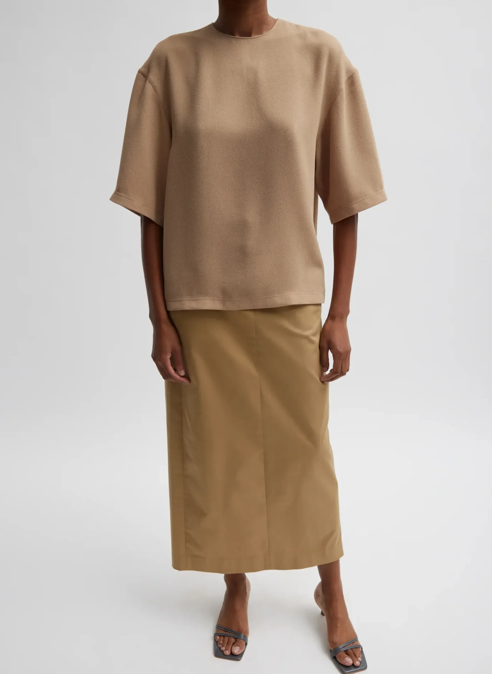 Pebble Sable Easy T-Shirt-Tibi Discount