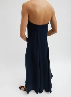 4-Ply Silk Strapless Sculpted Dress-Tibi Sale
