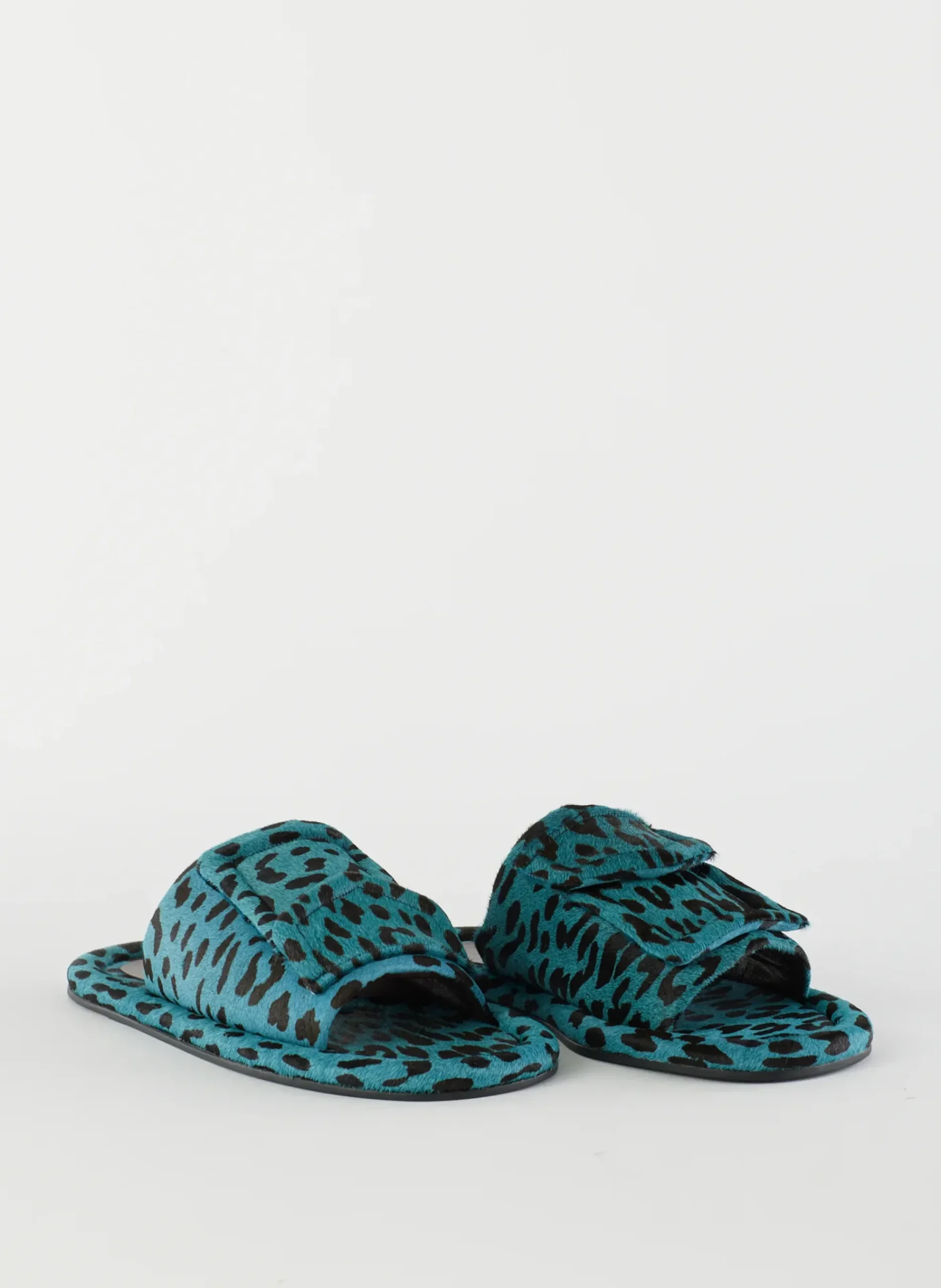 Pony Hair Calf Print Beryen Sandal-Tibi Fashion
