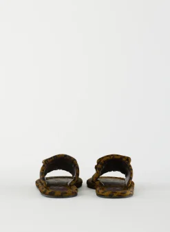 Pony Hair Calf Print Beryen Sandal-Tibi New