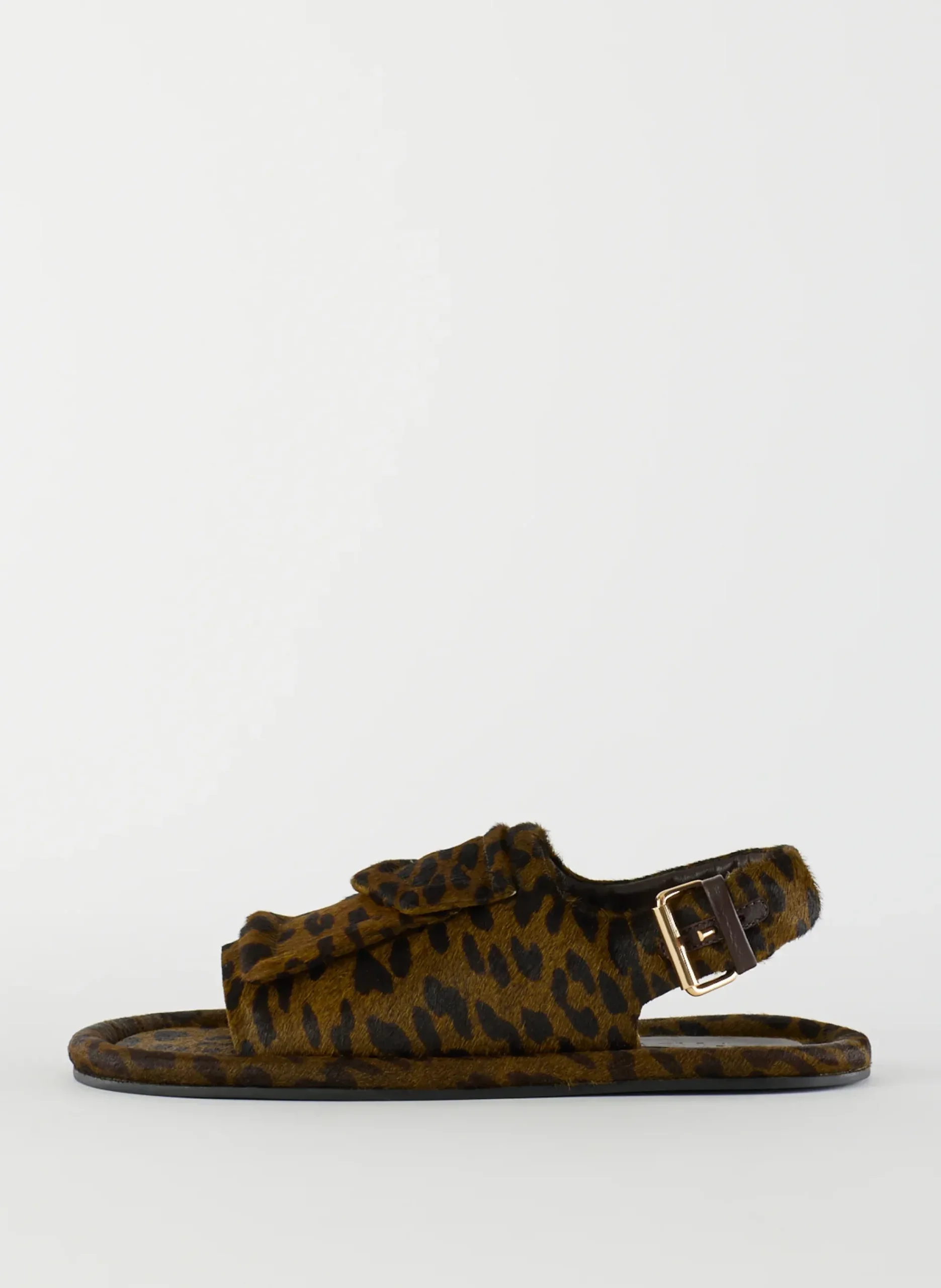 Pony Hair Calf Print Slingback Beryen Sandal-Tibi New