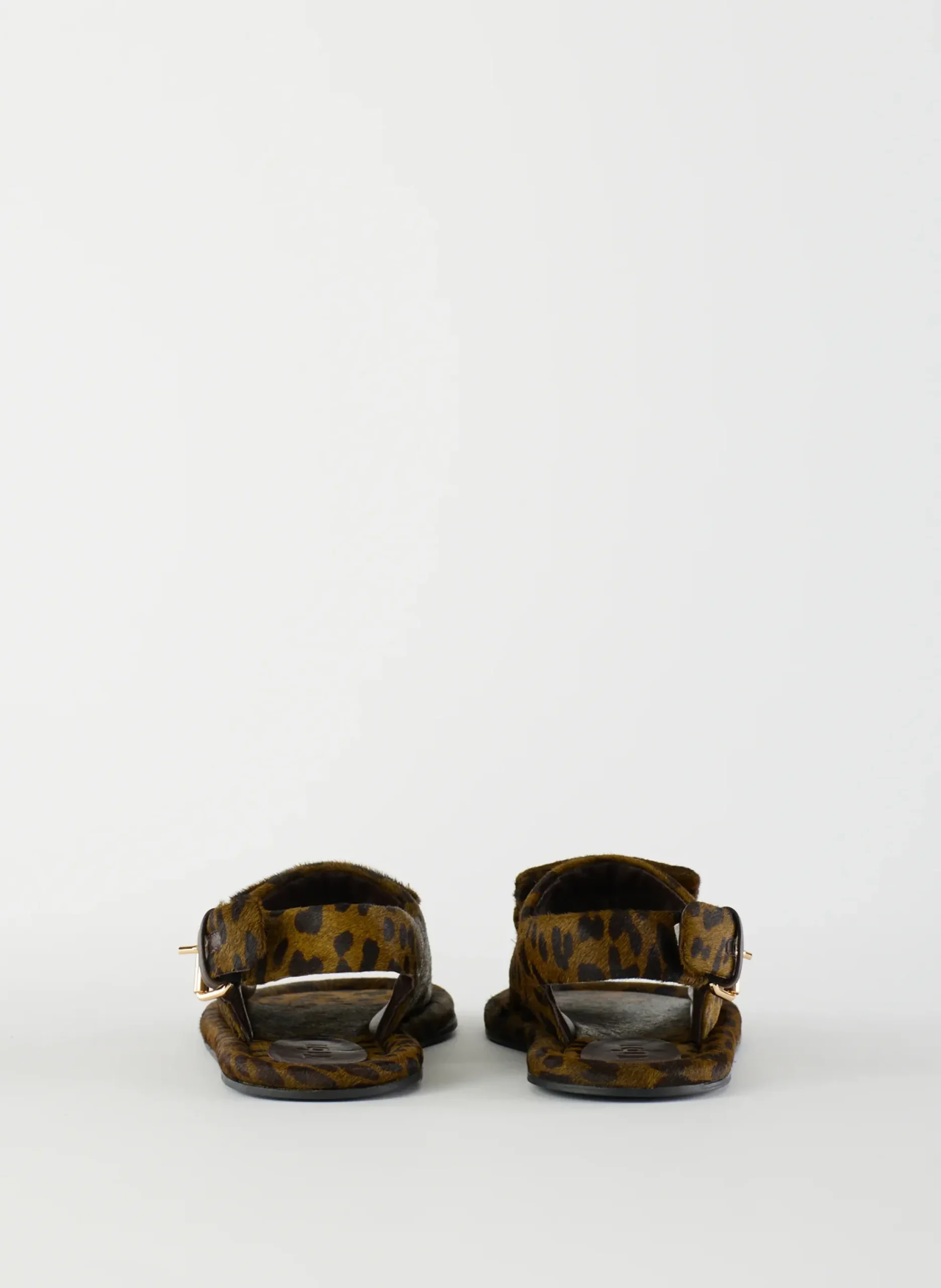 Pony Hair Calf Print Slingback Beryen Sandal-Tibi New