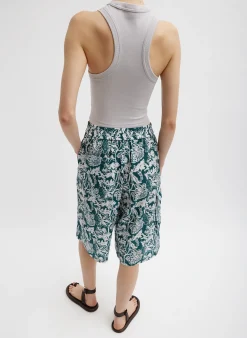 Recycled Nylon Batik Cargo Short-Tibi Hot
