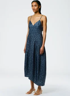 Recycled Sporty Nylon Cheetah Cami Dress-Tibi Online