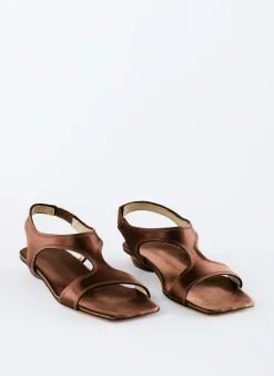 Rubin Satin Sandal-Tibi Clearance