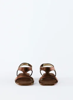Rubin Satin Sandal-Tibi Clearance